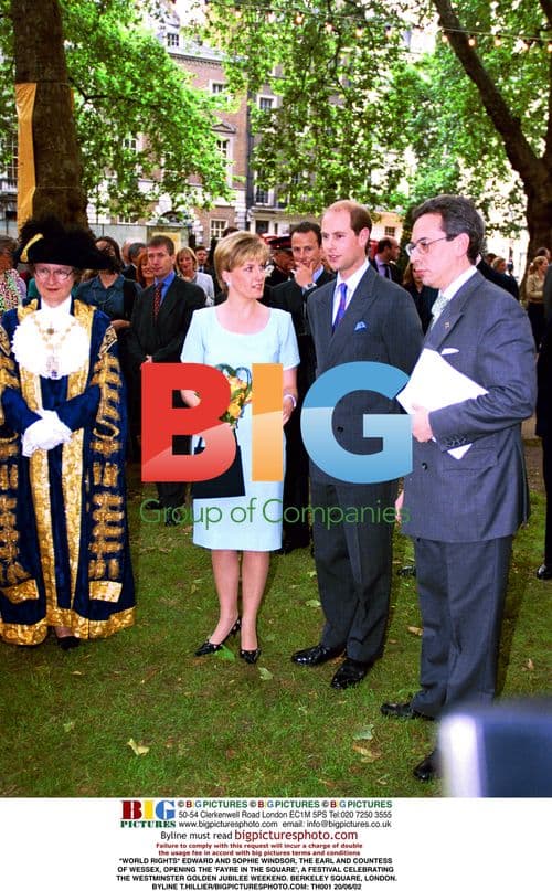 Edward and Sophie Windsor at Fayre in the Square