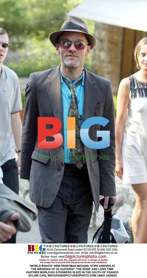 REM's Michael Stipe at The Edge's Wedding