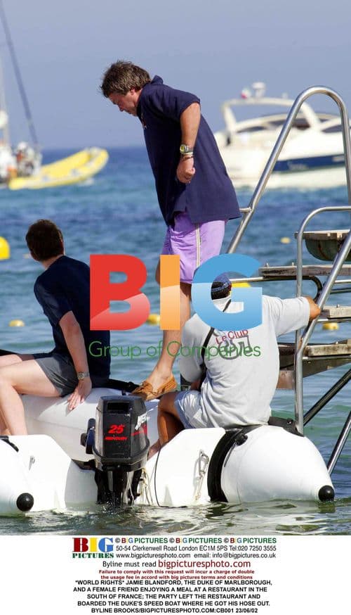 Duke of Marlborough with female friend