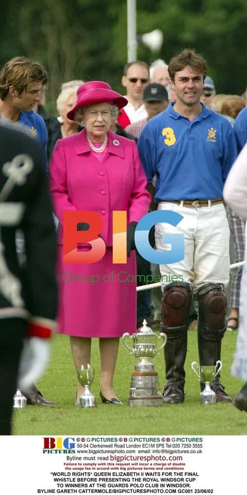 Queen Elizabeth II at Guards Polo Club