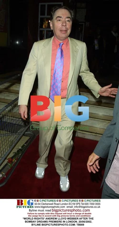 Andrew Lloyd Webber at Bombay Dreams Premiere