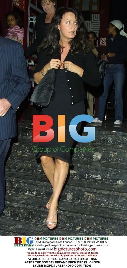 Sarah Brightman at Bombay Dreams Premiere