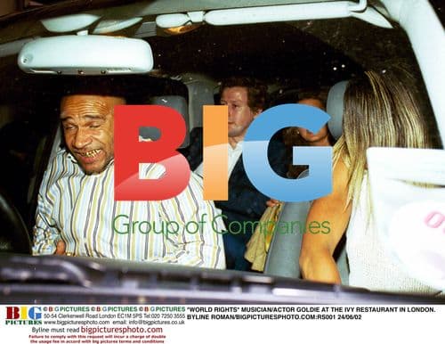 Goldie at the Ivy Restaurant in London