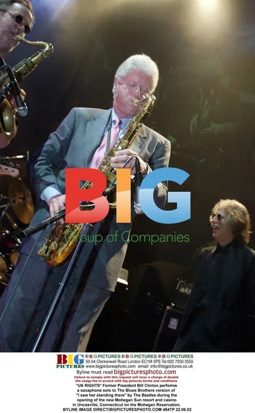 Bill Clinton Performs with Blues Brothers