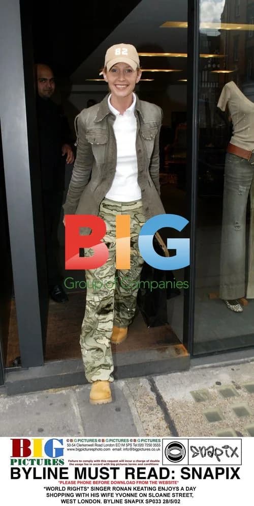 Ronan Keating Shopping with Wife Yvonne