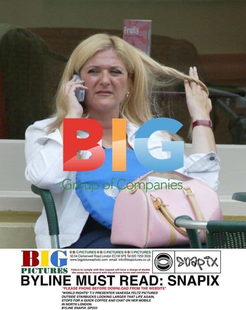 TV Presenter Vanessa Feltz Spotted Outside Starbucks