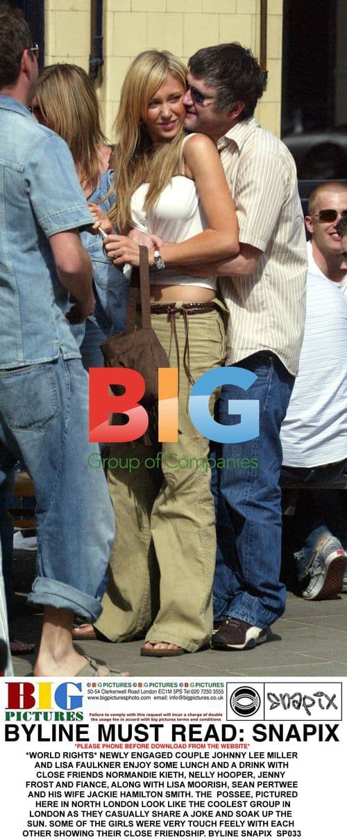 Newly Engaged Couple With Friends in North London