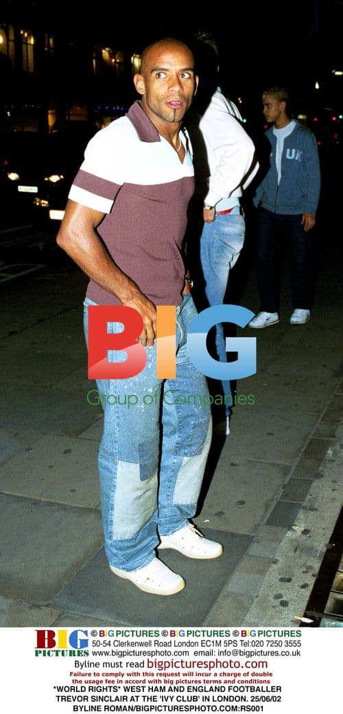 Trevor Sinclair at the Ivy Club