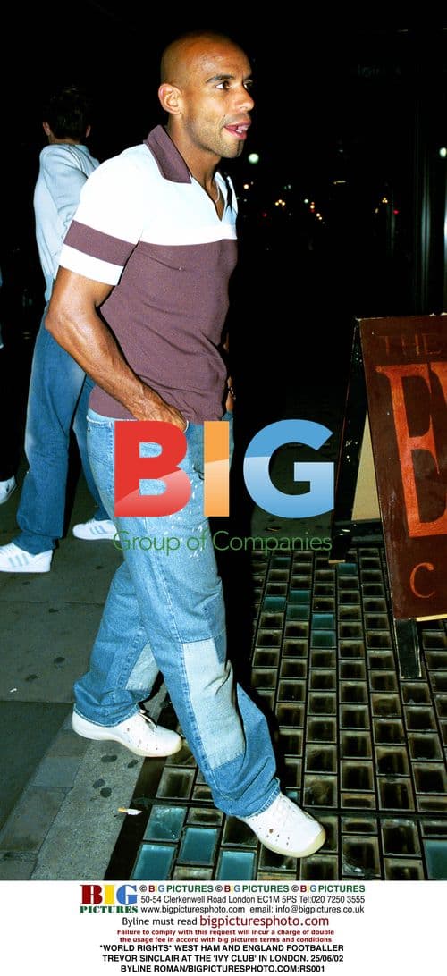 Trevor Sinclair at Ivy Club in London