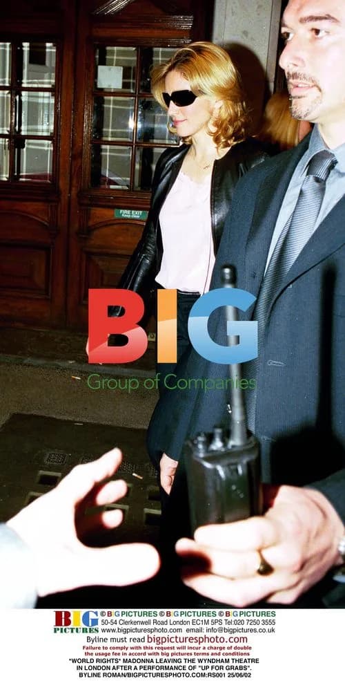 Madonna Leaving Theatre After 'Up for Grabs' Performance
