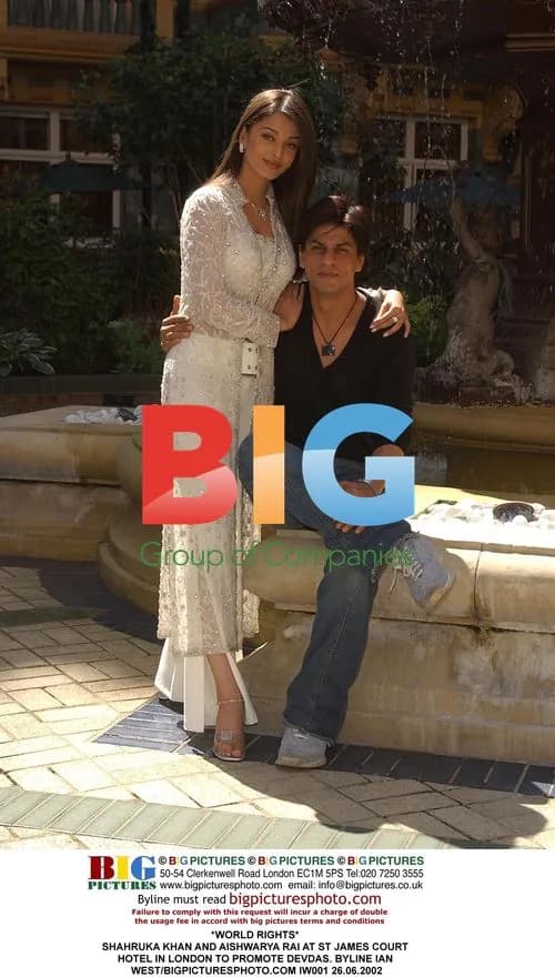 Shahrukh Khan and Aishwarya Rai in London