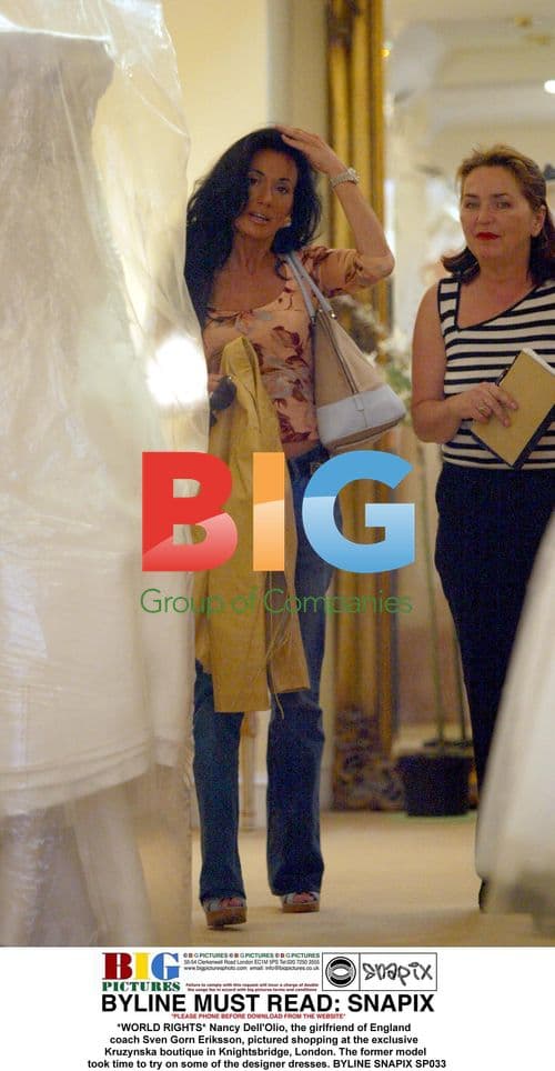 Nancy Dell'Olio Shopping at Kruzynska Boutique