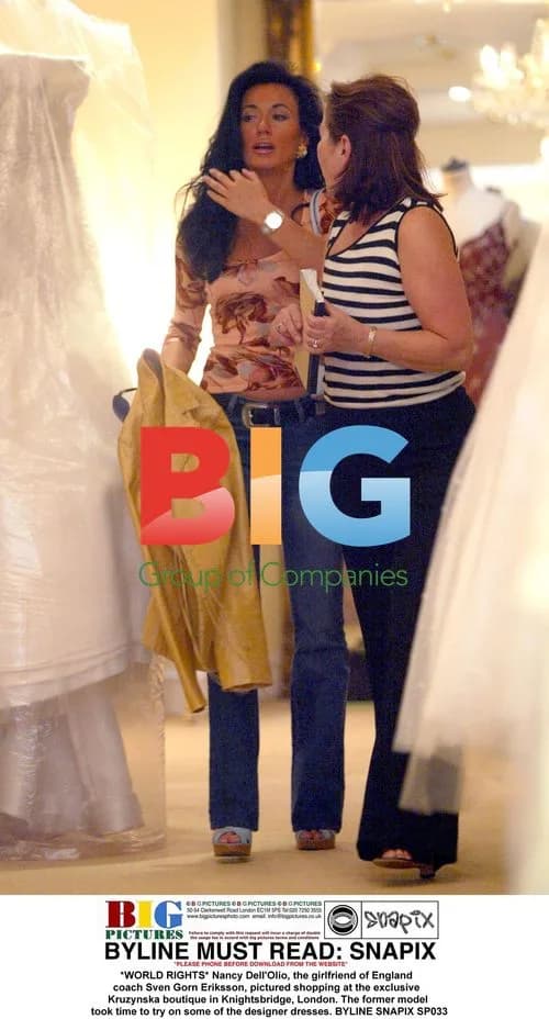 Nancy Dell'Olio Shopping in London