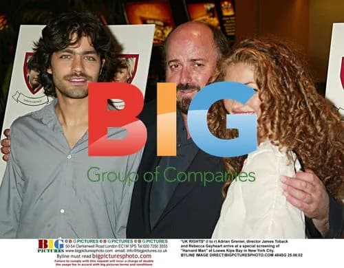 Adrian Grenier, James Toback, Rebecca Gayheart at "Harvard Man" premiere