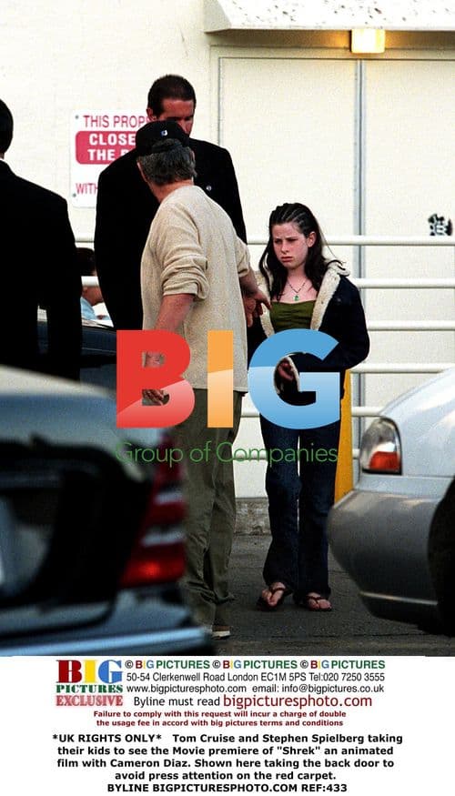 Tom Cruise and Spielberg at Shrek premiere