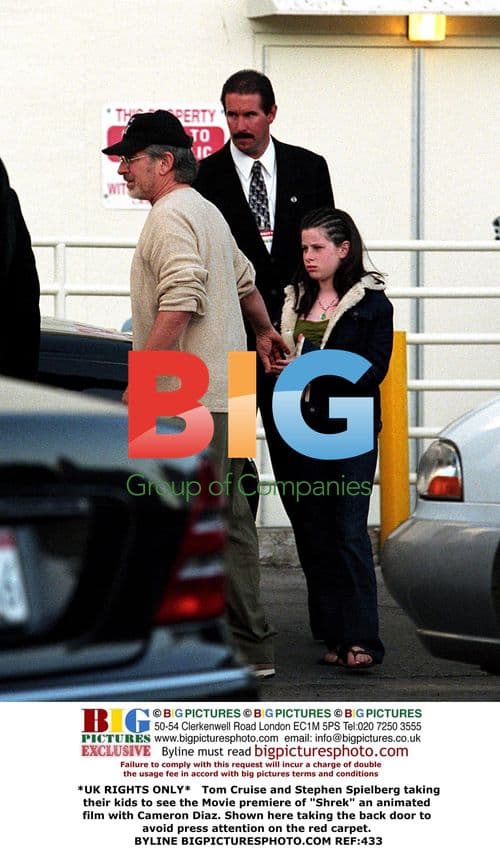 Tom Cruise and Spielberg at Shrek Premiere