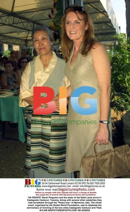 Sarah Ferguson and Dalai Lama's Sister in Italy