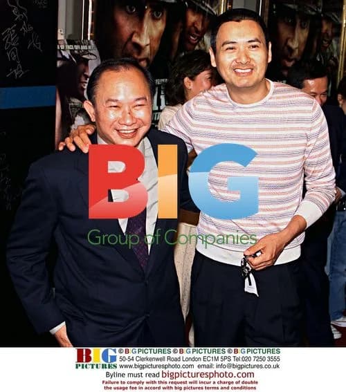Woo and Chow Yun Fat at 'Windtalkers' Premiere