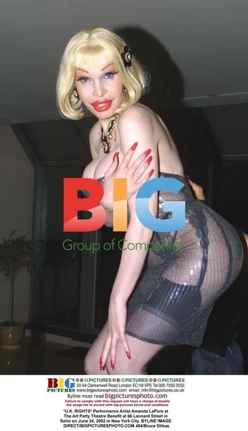 Amanda LaPore at The Art Party Theatre Benefit, 2002