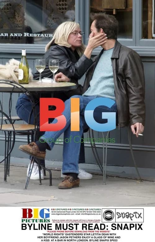 EASTENDERS Star Letitia Dean with Boyfriend Jason Pethers