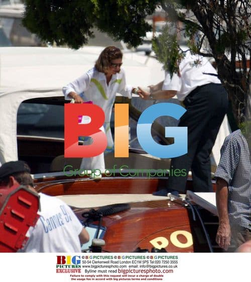 Queen of Sweden Leaves Boat After Breakfast