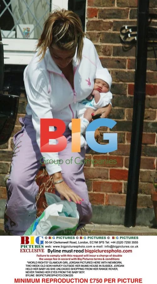 Jordan Pictured With Newborn Son