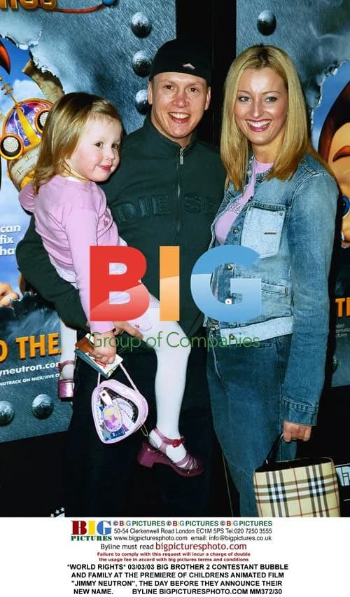 Big Brother 2 Contestant Bubble and Family at Premiere