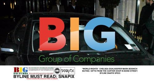 Mark Bosnich Shopping at Cartier in London