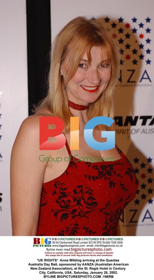 Anna Wilding at Quantas Australia Day Ball