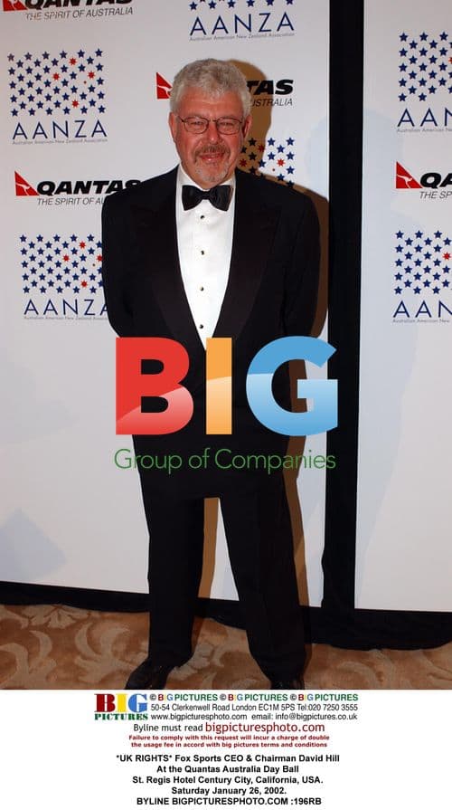 Fox Sports CEO David Hill at Quantas Australia Day Ball