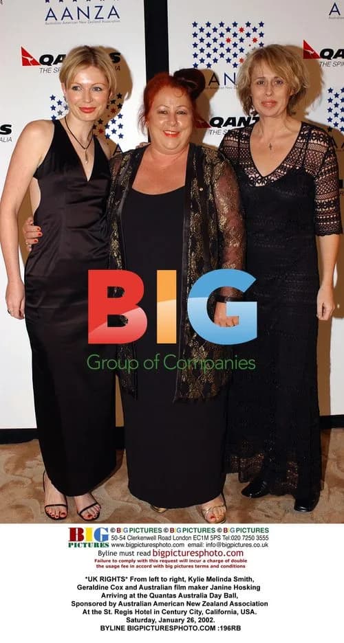 Kylie Melinda Smith, Geraldine Cox and Janine Hosking at Quantas Australia Day Ball