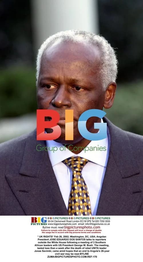 Angolan President Talks to Reporters