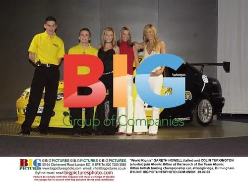 Atomic Kitten and Drivers Launch MG Car