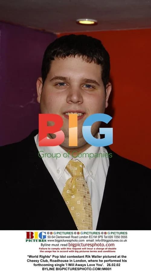 Pop Idol's Rik Waller at Cheesy Club in London