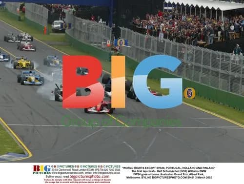 Ralf Schumacher's Airborne Crash at Australian GP