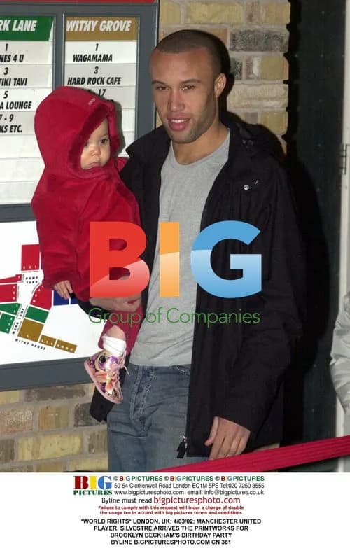 MANCHESTER UNITED Player Silvestre Attends Brooklyn Beckham's Birthday