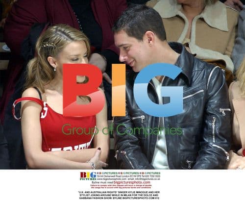 Kylie Minogue and Stylist Joking in Milan