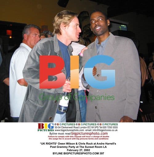 Owen Wilson & Chris Rock at Andre Harrell's Post Grammy Party