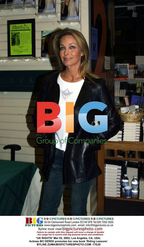 BO DEREK promotes new book 'Riding Lessons'