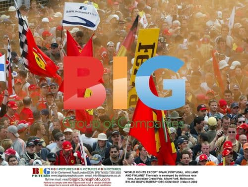 Raucous Crowd at Australian Grand Prix