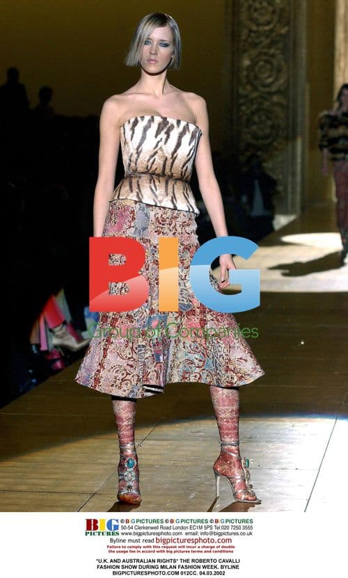 Roberto Cavalli Fashion Show at Milan Fashion Week