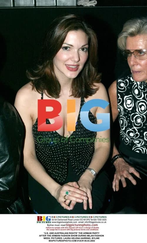 Laura Harring at Armani Party in Milan