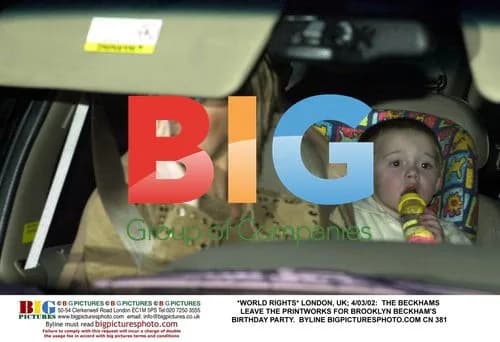 The Beckhams Leave Birthday Party in Manchester