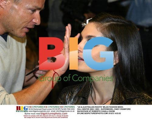 Cindy Crawford at Roberto Cavalli Milan FW 2002/2003