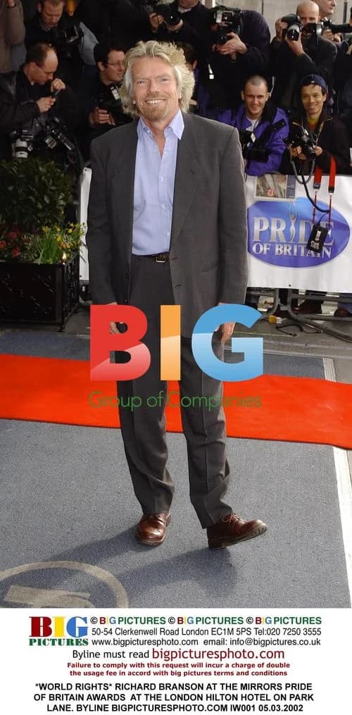 Richard Branson at Pride of Britain Awards