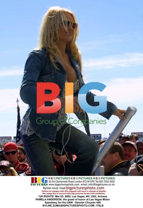 PAMELA ANDERSON at UAW - Daimler Chrysler 400