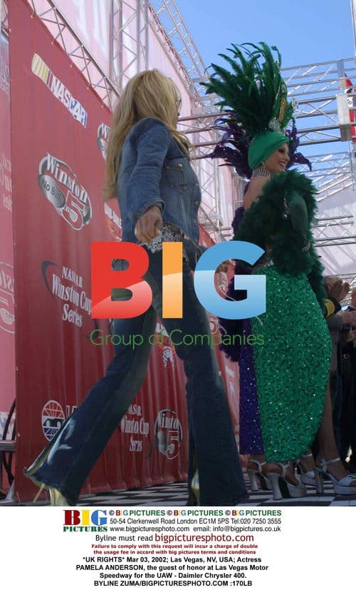 Pamela Anderson at UAW - Daimler Chrysler 400