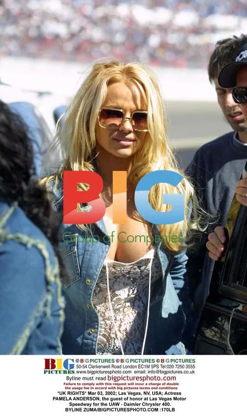 Pamela Anderson at UAW - Daimler Chrysler 400