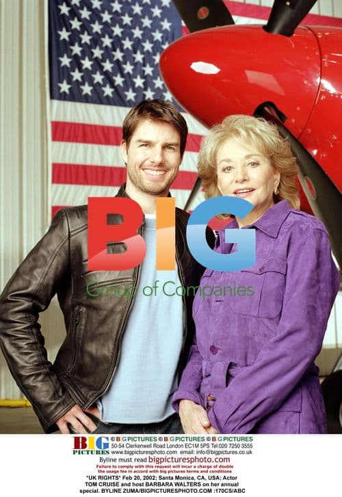 Tom Cruise and Barbara Walters on TV Special