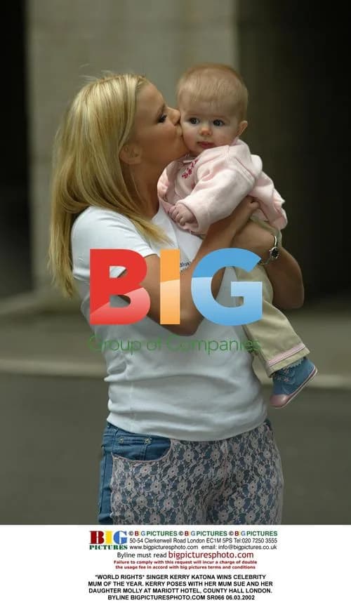 Singer Kerry Katona Wins Celebrity Mum of the Year